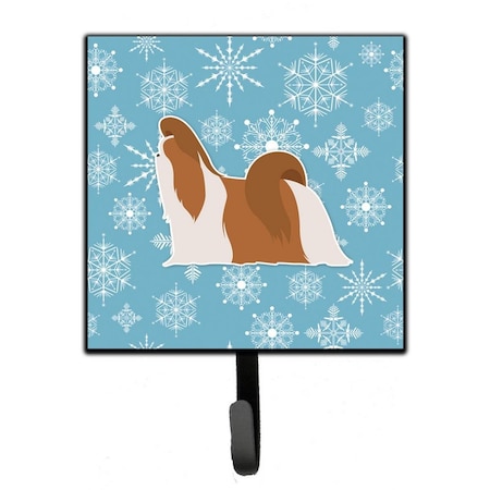 Carolines Treasures Winter Snowflake Shih Tzu Leash or Key Holder BB3546SH4